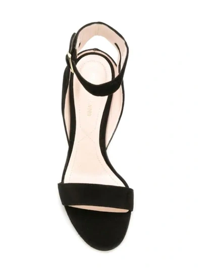 Shop Nicholas Kirkwood Lola Pearl Sandals In N99 Noir/ Perle/ Blanc