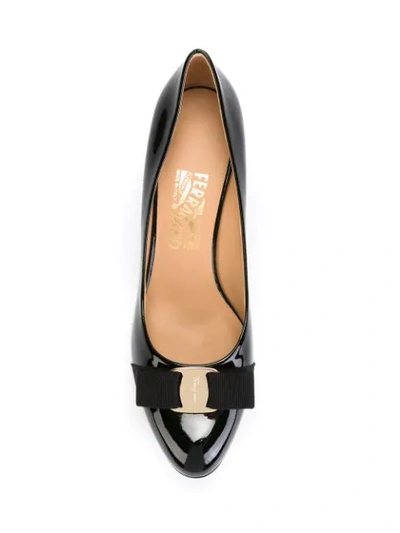 Shop Ferragamo Carla Pumps In Black