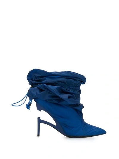 Shop Ben Taverniti Unravel Project Over The Knee Boots In 3000 Blue