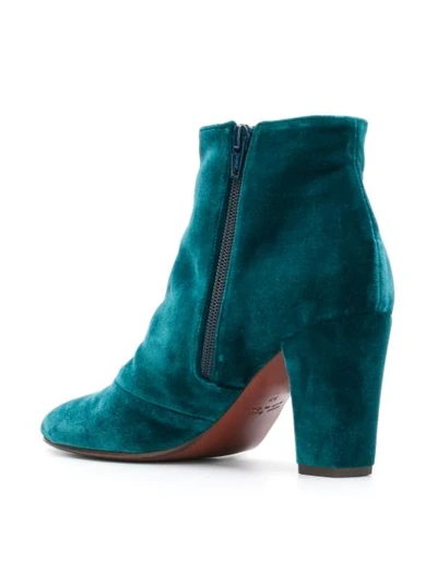 Shop Chie Mihara Hibo Heeled Ankle Boots In Green