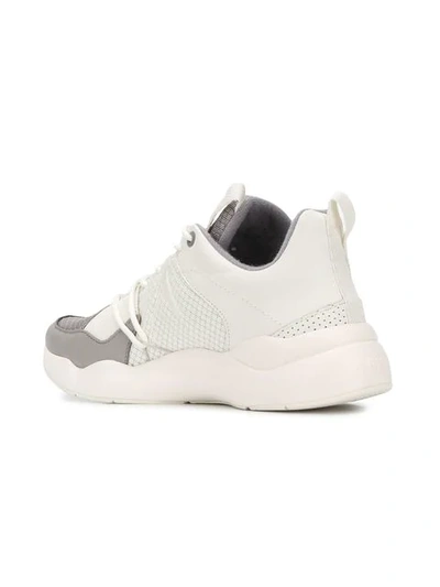 Shop Arkk Colour Block Sneakers In White
