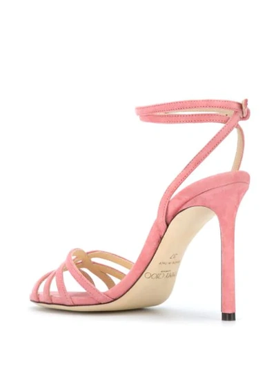 Shop Jimmy Choo Mimi 100 Sandals In Pink