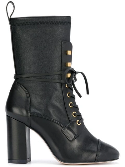 Shop Stuart Weitzman Veruka Boots In Black