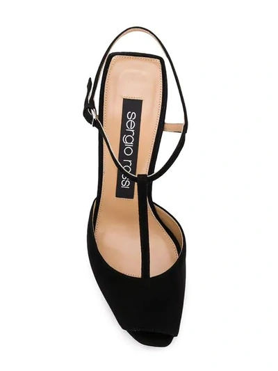 Shop Sergio Rossi Platform Stiletto Sandals In Black