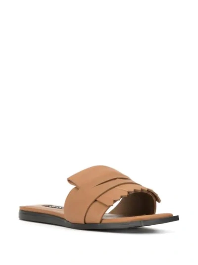 Shop Senso Delta Sliders In Brown