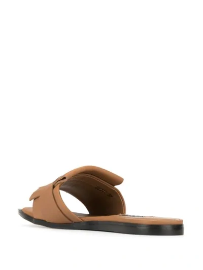 Shop Senso Delta Sliders In Brown