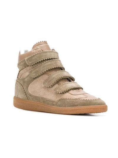 Shop Isabel Marant Bilsy High-top Sneakers In Green