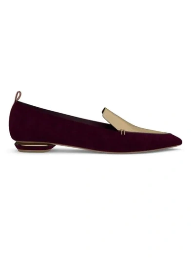 Shop Nicholas Kirkwood Customisable Beya Loafers In Purple