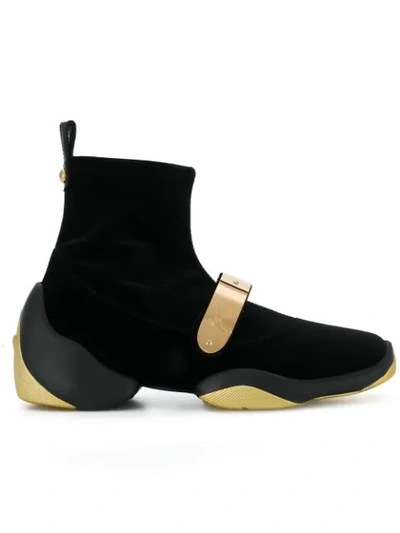 Shop Giuseppe Zanotti Light Jump Sneakers In Black