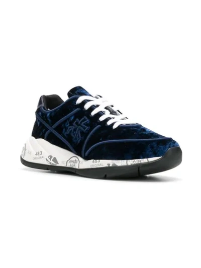 Shop Premiata Liu Sneakers In Blue