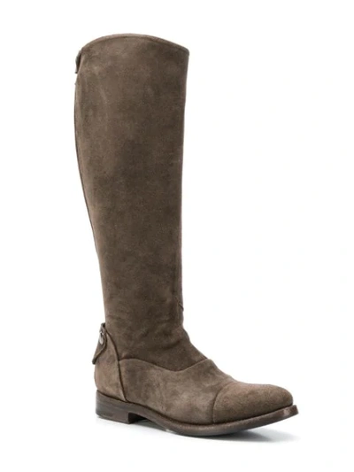 Shop Alberto Fasciani Western Style Boots In Brown