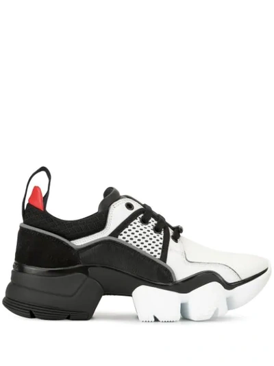 Shop Givenchy Chunky Sole Sneakers In Black/white