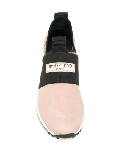 Shop Jimmy Choo Oakland Sneakers  In Ballet Pink