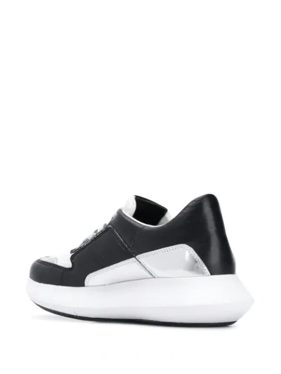 Shop Clergerie Low Top Trainers In Black
