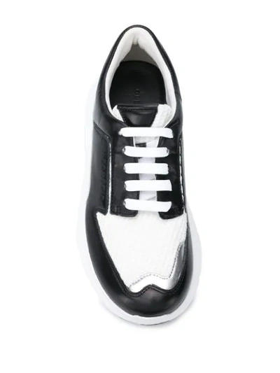 Shop Clergerie Low Top Trainers In Black
