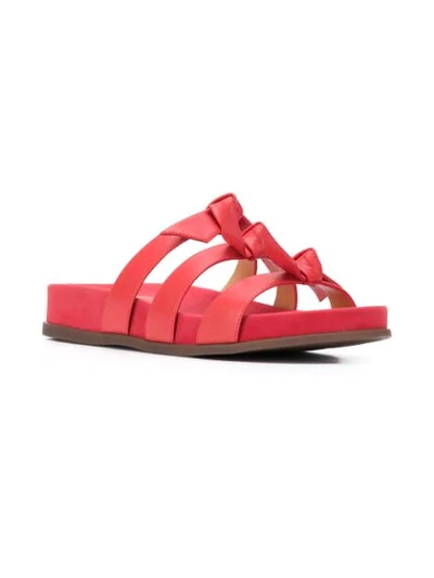 Shop Alexandre Birman Triple Knot Strap Sandals In Pink