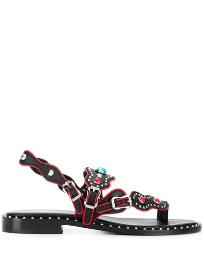 Shop Ash 'pacha' Sandalen In Black