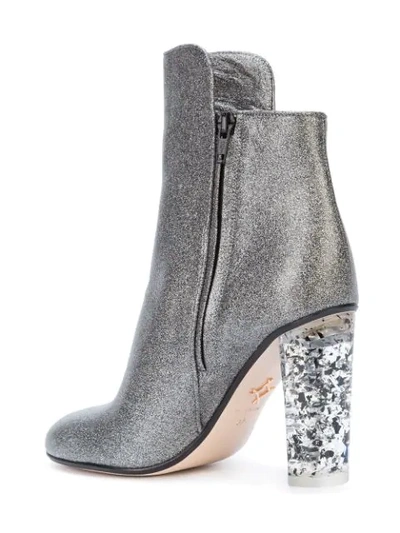 Shop Andrea Gomez Chiara Ankle Boots In Metallic