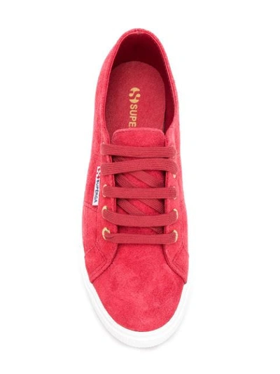 Shop Superga 2790 Platform Sneakers In Red