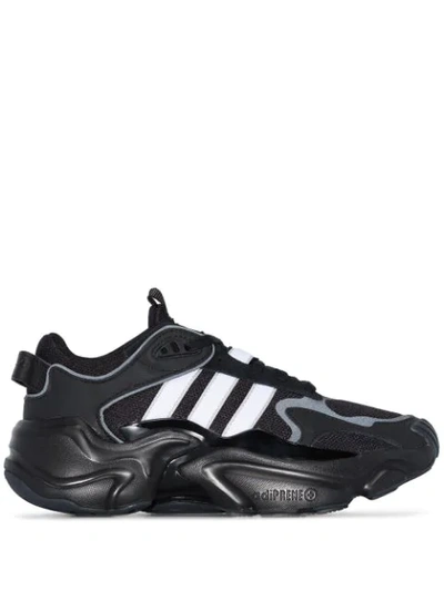 Shop Adidas Originals Magmur Runner Sneakers In Black