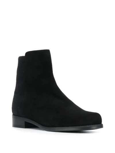 Shop Stuart Weitzman Easyon Ankle Boots In Black