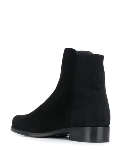Shop Stuart Weitzman Easyon Ankle Boots In Black