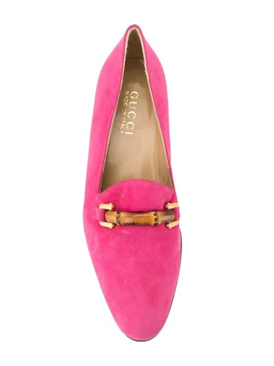 Pre-owned Gucci Logos Shoes In Pink