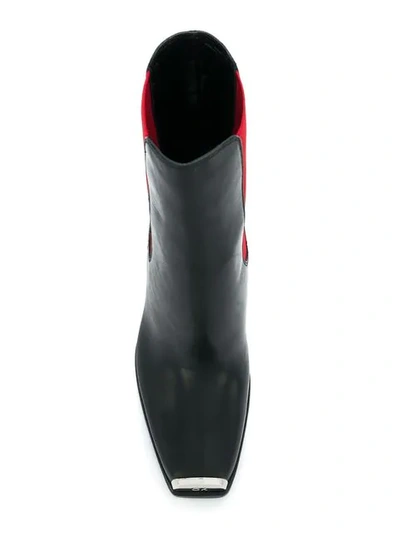 Shop Calvin Klein 205w39nyc Chelsea-boots Mit Hohem Absatz In Black