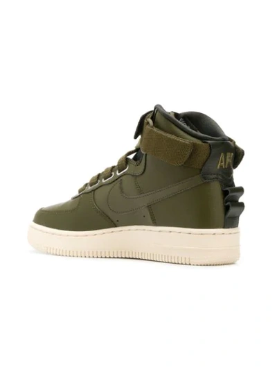 Shop Nike Air Force 1 High Utility Sneakers In Green