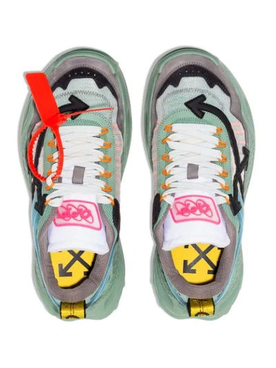 OFF-WHITE ODSY-1000 SNEAKERS - 绿色