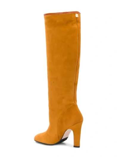 Stuart Weitzman Charlie Mid-calf Boots In Neutrals