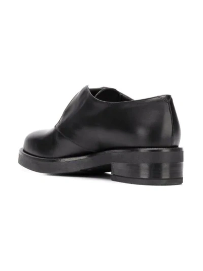 Shop Albano Embellished Tongue Loafers In Black