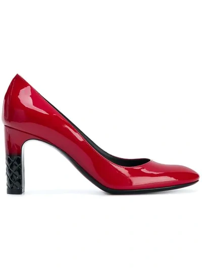 China red patent calf Isabella pump