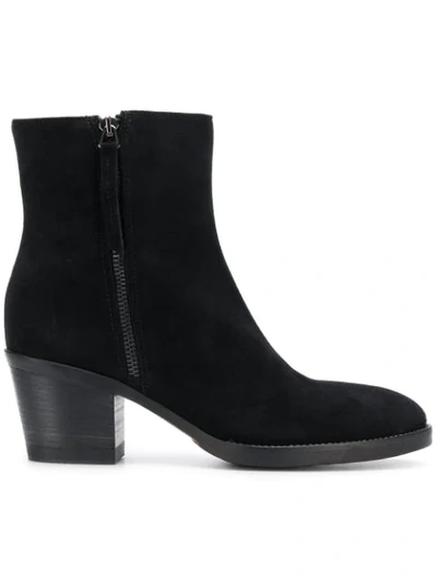 Shop P.a.r.o.s.h. High Ankle Boots In Black
