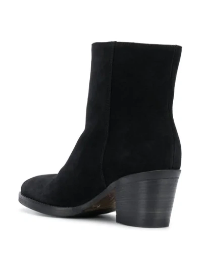 Shop P.a.r.o.s.h High Ankle Boots In Black