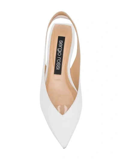 Shop Sergio Rossi Low In Bianco 460