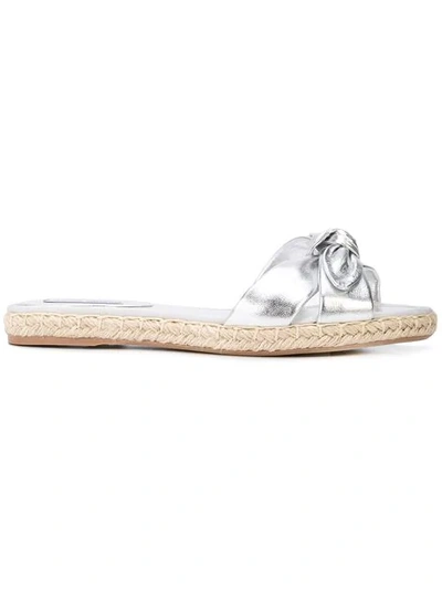 Shop Tabitha Simmons Heli Sandals In Metallic