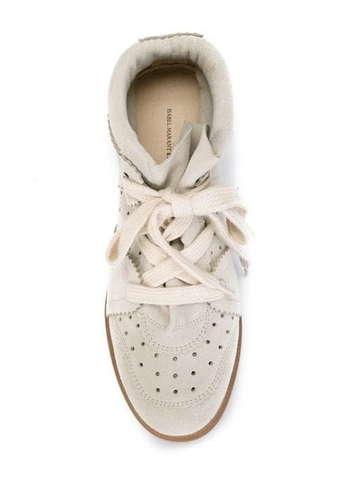 Shop Isabel Marant Étoile Bobby Sneakers In Chalk