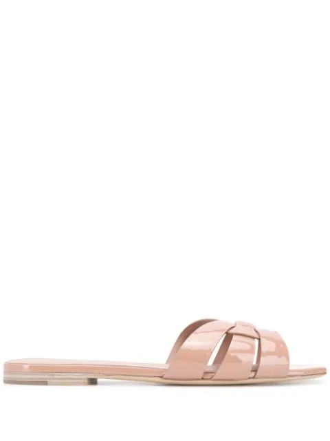 saint laurent tribute flat sandals
