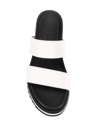 Shop A.f.vandevorst Wedge Sliders In White