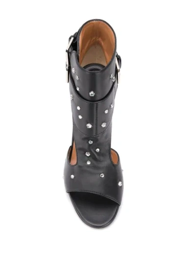 Shop Laurence Dacade Rush Studded Sandals In Black