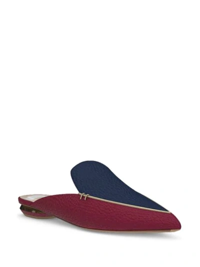 Shop Nicholas Kirkwood Beya Mules In Red