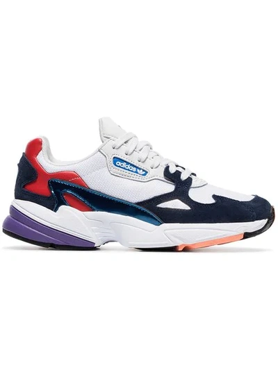 ADIDAS FALCON GRUNGE绒面皮运动鞋 - 白色