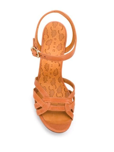 Shop Chie Mihara Open Toe Sandals In Brown