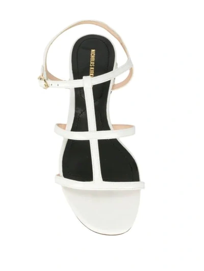 Shop Nicholas Kirkwood Casati Strap Sandals In White