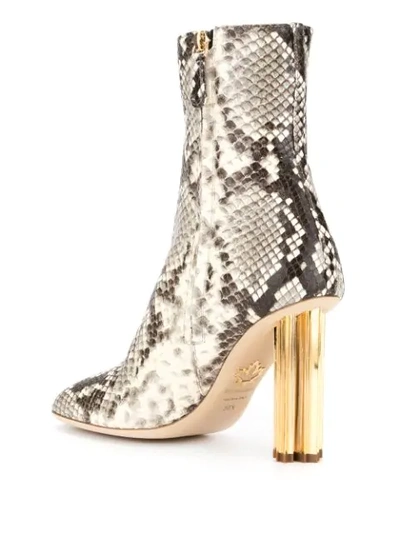DSQUARED2 ICON ANKLE BOOTS - 棕色