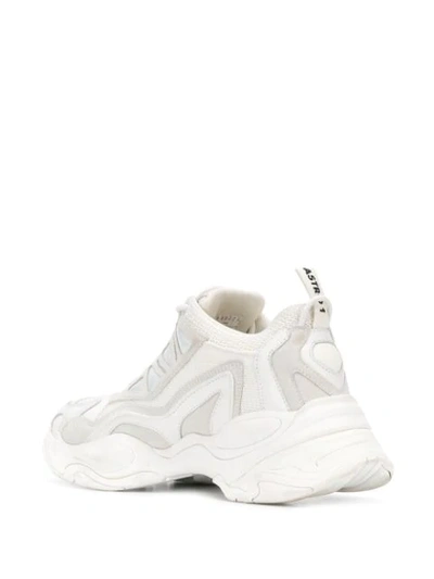 Shop Sandro Astro Sneakers In Blanc