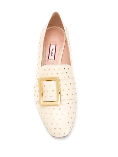 Shop Bally Janelle Pumps In Neutrals