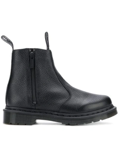 Shop Dr. Martens' Dr. Martens Side Zip Ankle Length Boots - Black