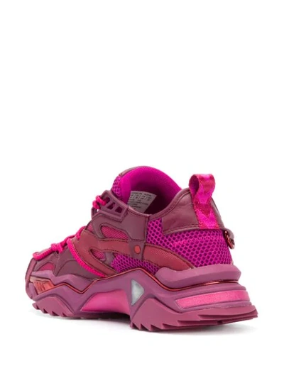Shop Calvin Klein 205w39nyc Strike 205 Sneakers - Pink